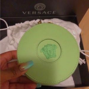 Versace Medusa Round Necklace Chain Bag